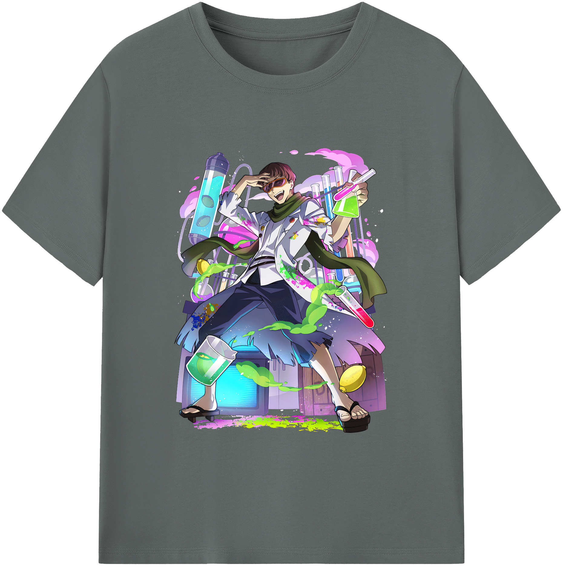 （画像用） 文豪ストレイドッグス Bungo Stray Dogs 綿100％ メンズ半袖Tシャツ｜肌触りやわらか＆通気性